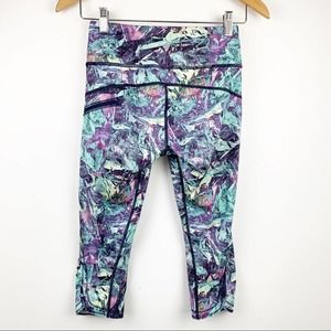 LULULEMON Run Top Speed Crop 6 Iridescent Multi 4